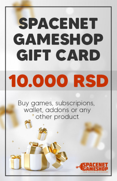 SpaceNET Gameshop Gift Card 10000 RSD